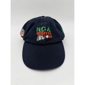 Hooters NGA Tour Golf Hat Strapback Dad Cap 2001 Logo